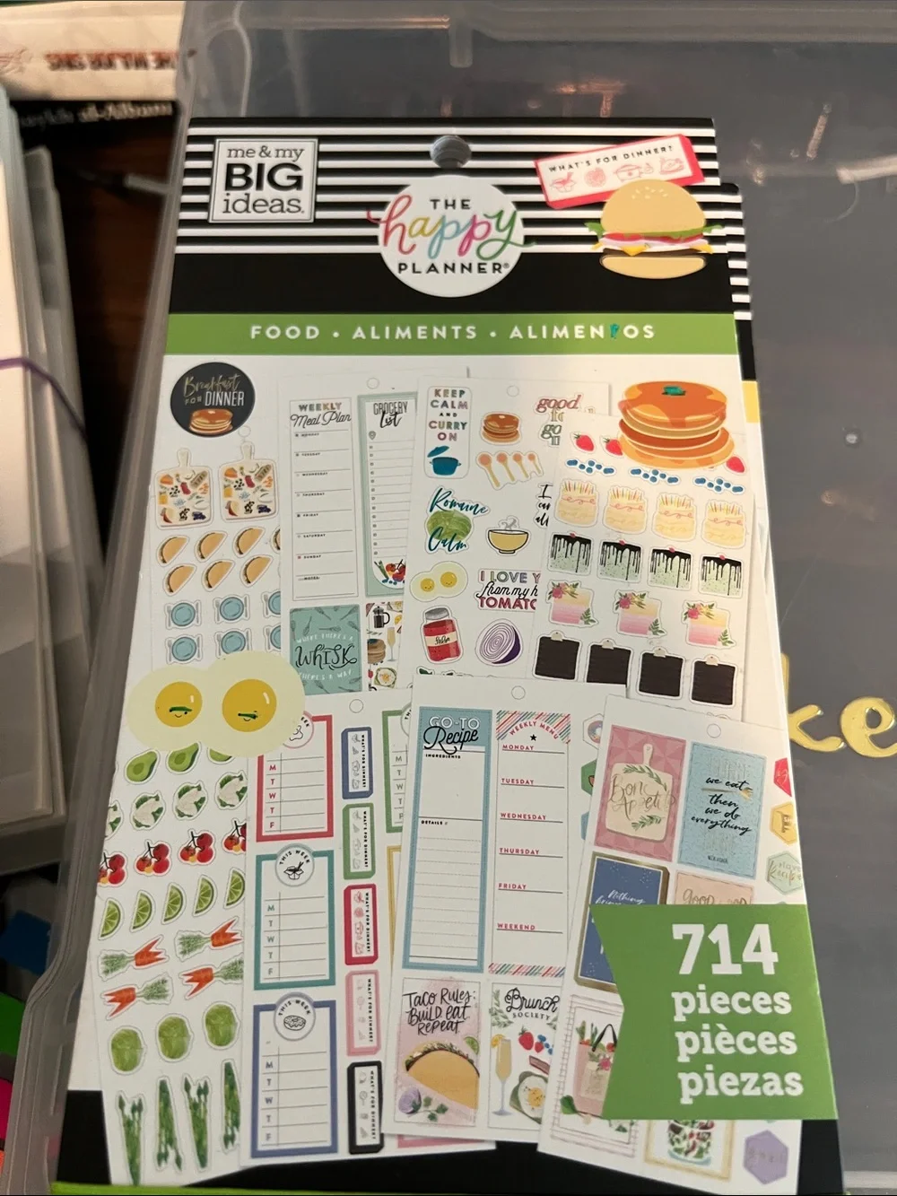 Lot# 2 The Happy Planner Assorted sticker books Used
